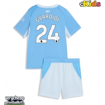 Manchester City Josko Gvardiol #24 Replica Home Minikit 2026-27 Short Sleeve (+ pants)